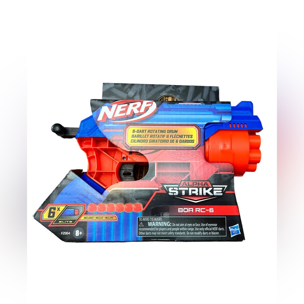 NWT NERF Alpha Strike Blaster BOA RC-6 Hasbro